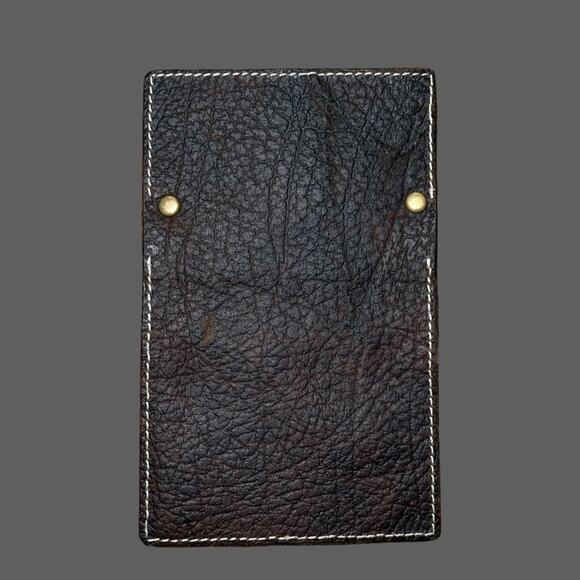 Handcrafted Leather Arrow Pocket Quiver Turquoise Inlay Traditional - Picture 6 of 13